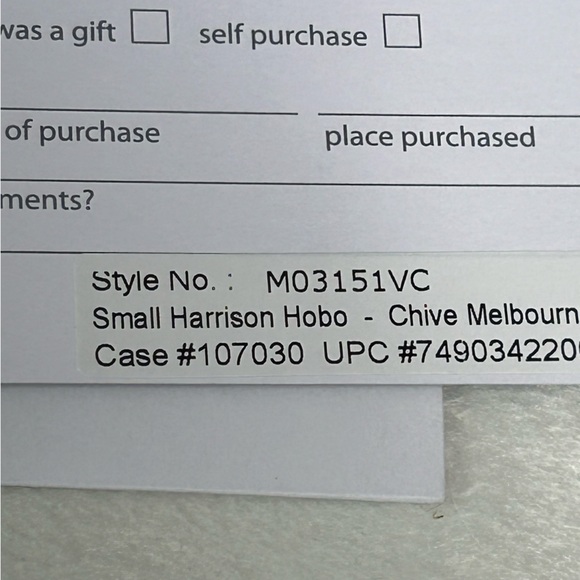 ❌SOLD❌Brahmin Small Harrison Chive Melbourne Hobo - Picture 13 of 14